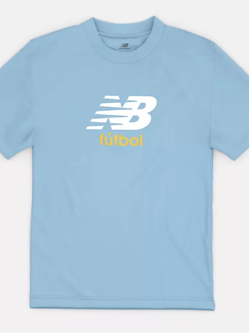 New Balance Light Blue 'Fútbol' Logo Tee - Team Argentina 🇦🇷 NEW WITH TAGS